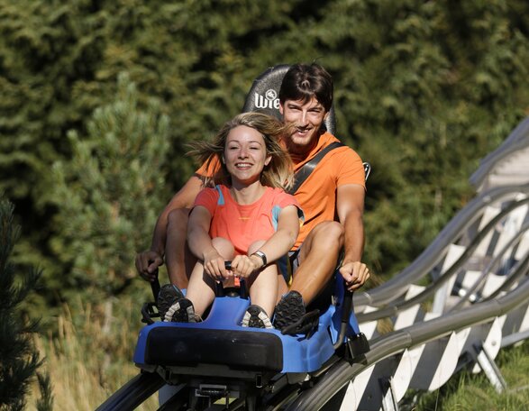 Alpine Coaster the summer rollercoaster in Gardon